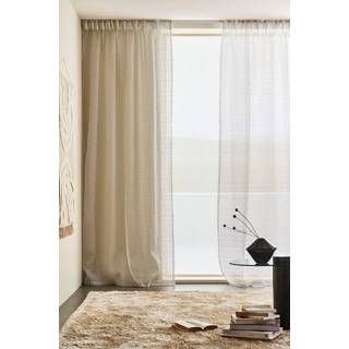STRILA multifunktionsgardin 2-pak - Beige