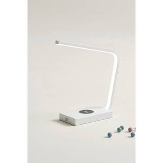NICI bordlampe LED genopladelig/opladningsfunktion - Hvid