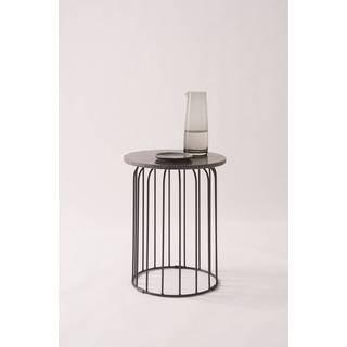 SEABROOK sidebord Ø 40 cm - Sort