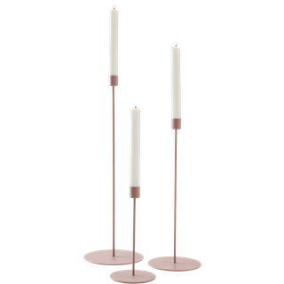 ELSY lysestage, 3-pak - Rosa