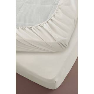 ZACK SATIN faconsyet lagen med satin økologisk - Beige