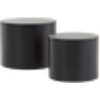 CILIN sidebord 2-pak ø 38 cm, ø 48 cm - Sort