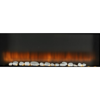 Elektrisk pejs med varme & flammeeffekt, 2000W