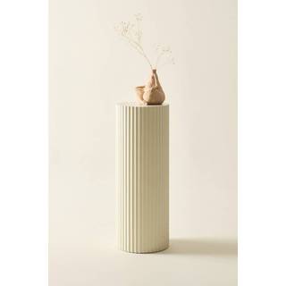 LUNDEN sidebord ø 30 cm - høj - Hvid
