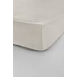 ZACK SATIN faconsyet lagen med satin høj madras økologisk - Beige
