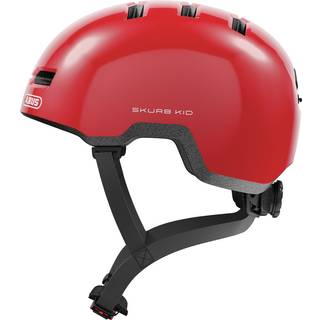 Abus Skurb Kid Cykelhjelm Shiny Red - Hjelmstørrelse 45-50 cm