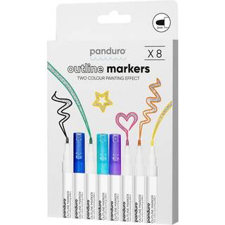Panduro Outline markers 8 stk.