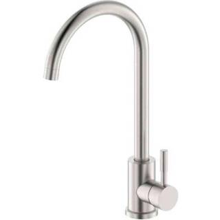 Geyser Alpha U køkkenarmatur børstet rustfrit stål 40200.66