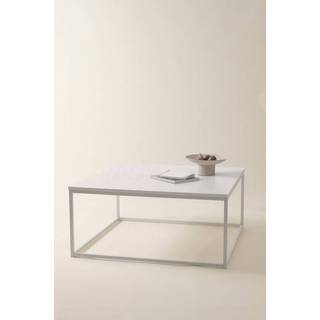 LYCKAN sofabord 100x100 cm - højde 45 cm - Hvid