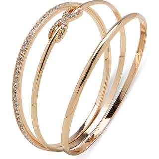 Anne Klein Gold Tone Set Of Three Bangles - J78230