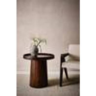 ZELARINO sidebord ø 60 cm - Brun