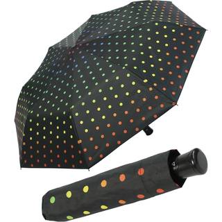 Happy Rain Essentials Mini automatisk paraply (RAINBOW DOTS (78))