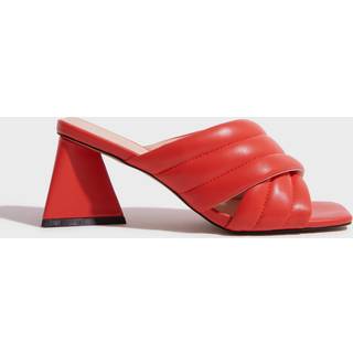 PCJULISE PADDED SANDAL - Red Orange - 37
