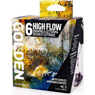 Golden Artist High Flow Acrylics Drawing & Lettering Set #948