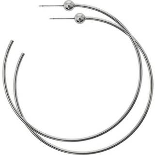 Dansk Copenhagen - Creoler øreringe med rhodium - Tabitha