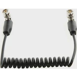 HD-SDI spiralkabel 25 cm BNC hane - BNC hane