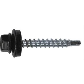 NKT farmerskrue t/stålplader 4,8x35mm, rød 6-kant, 30stk/pk 151279