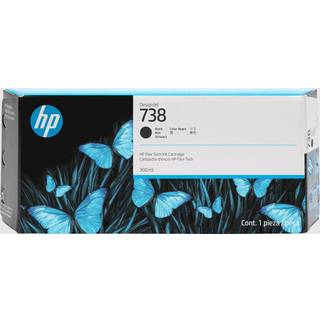 HP 738 / 498N8A - Black Ink - Blækpatron Sort