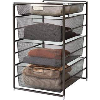 Classic by Elfa B45 kurvesystem med mesh kurve, grafit, 740 mm