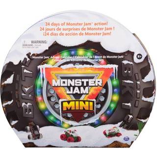 Monster Jam Mini Holiday Adventskalender 24 dage med mini monsterbiler og tilbeh?r 1:87 Skala b?rneleget?j til drenge og piger i alderen 3 og op