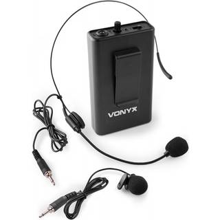 Bodypack BP10, Lommesender med headset og knaphulsmikrofon / UHF 863.1MHz TILBUD