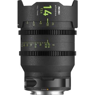 NiSi 14mm T2.4 Athena Full Frame Cine Prime Lens (Drop-In Filter version) Sony E-Mount