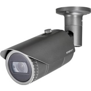 Hanwha Vision Bullet Kamera QNO-6082R1 3,2 - 10,0mm Überwachungskamera mit 2 Megapixel Auflösung. professionelle Kamera für außen - silber