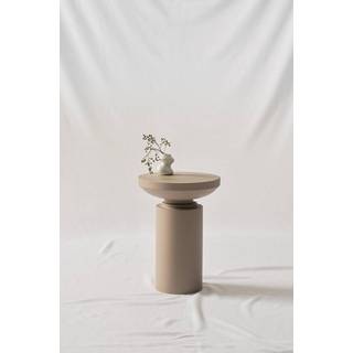 LOLISE sidebord ø 35,5 cm - Beige