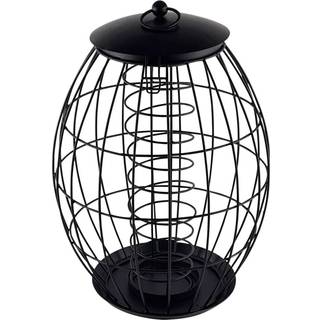 Foderdispenser m/bøjle Ø25x37 cm - Black - Ø 24