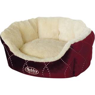 Komfort seng oval CENO - 45 x 40 x 19 cm - Rød