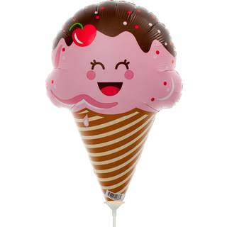 Mini-Folienballon Eiscreme Tüte