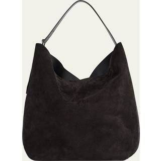 Toteme Belted suede tote bag - grey - One Size