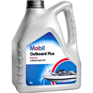 Mineralolie til 2-takt påhængsmotorer Mobil Outboard Plus, API TC &amp; NMMA TC-W3, 4 liter
