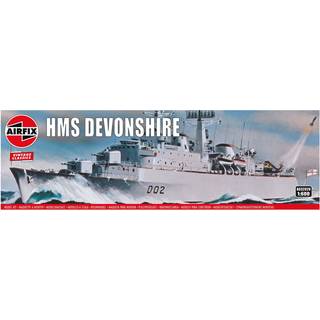 Airfix HMS Devonshire 1:600 Skala Modelbyggesæt - Seaslug-æraens Royal Navy-destroyer D02 (1962-1978)