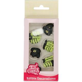 Sukker Dekorationer Heksehat og Ben - 18 stk. FunCakes