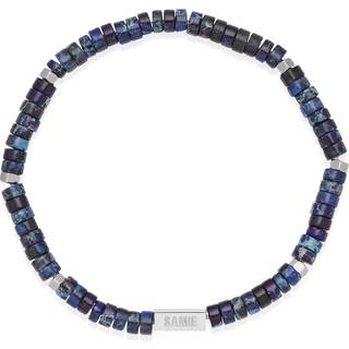 SAMIE armbånd med blå perler x3013swsblue