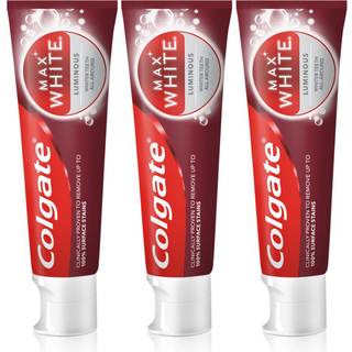 Colgate Max White Luminous Tandpasta Til perlehvide tænder 3 x 75 ml - 3x75 ml