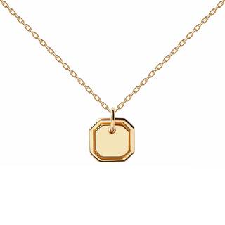 PDPAOLA Octet Halskæde 18 kt. Forgyldt Sølv CO01-435-U - Dame - 925 Sterling Silver