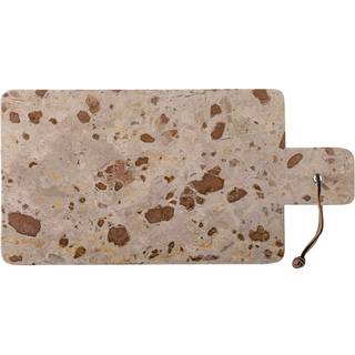 Bloomingville Nukaka skærebræt 20x40 cm Brun marmor