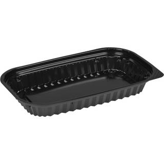 Sushibakke Sort 22,5 x 14 x 3,2 cm 400 ml, 500 stk