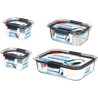 Sistema Brilliance opbevaringsbøtter 4-pack