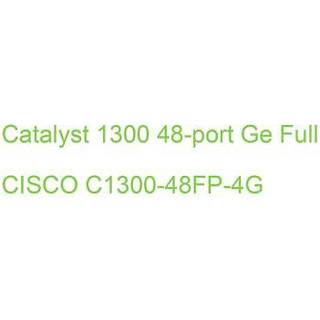 Cisco C1300-48FP-4G netværksswitch Administreret L2/L3 Gigabit Ethernet (10/100/1000) Hvid