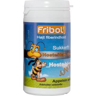 Fribol Junior Appelsin Halsdrops Sukkerfri Hostebolcher 60g