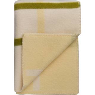 Røros Tweed Knut Plaid 135x200 Cm grøn - Plaider & Tæpper Norsk Lammeuld Lime - 5451