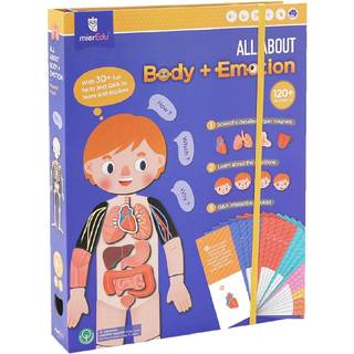 mierEdu - Magnetisk legesæt - All About Body and Emotion (engelsk)
