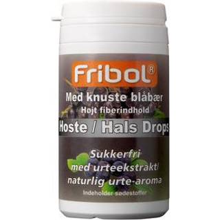 Fribol Hoste/hals Drops m. blåbær - 60 g