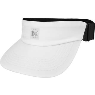 Buff Go Visor Solid White, ADULT