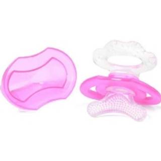 BabyOno Teether tyggelegetøj, bidering 3m+ Pink 1 stk. - 1 stk.