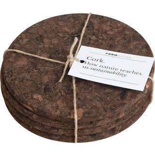 Formgatan Cork glasbrikker 4-pak Natural