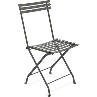 Ethimo Flower Foldbar Stol - Havestole Galvaniseret Stål Mud Grey - FLSPB40